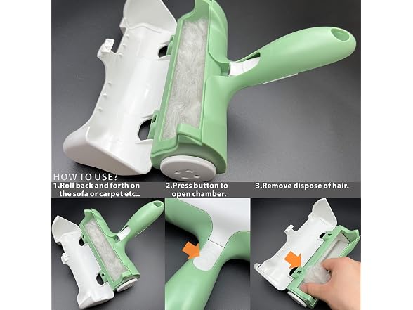 Pet Hair Remover Roller Tool Kit 3 in 1, Eff