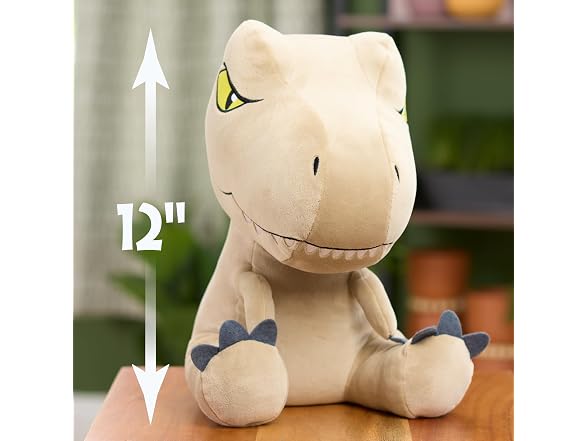 JURASSIC WORLD Rebirth Weighted Comfort Plush T. rex