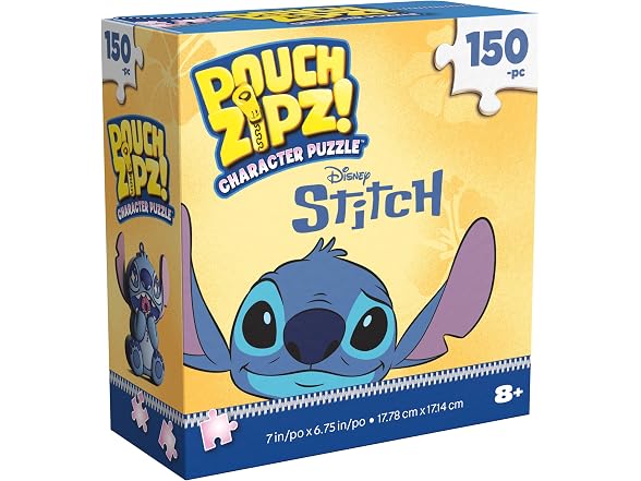 Spin Master Games Pouch Zipz Disney's Stitch Micro Puzzle