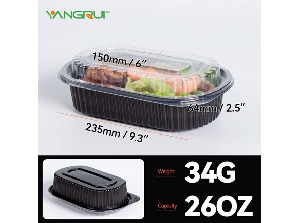 45 Pack Reusable To Go Food Containers