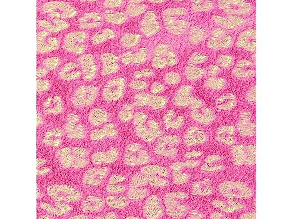 Juicy Couture Metallic Leopard Foil Print Area Rug