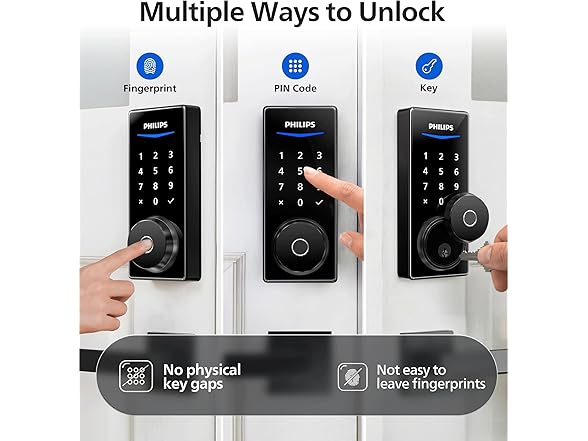 Philips DDL240X-1HBG Smart Door Lock With WiFiBridg