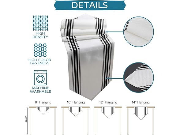 Cotton and Linen Triangle Table Runners 108