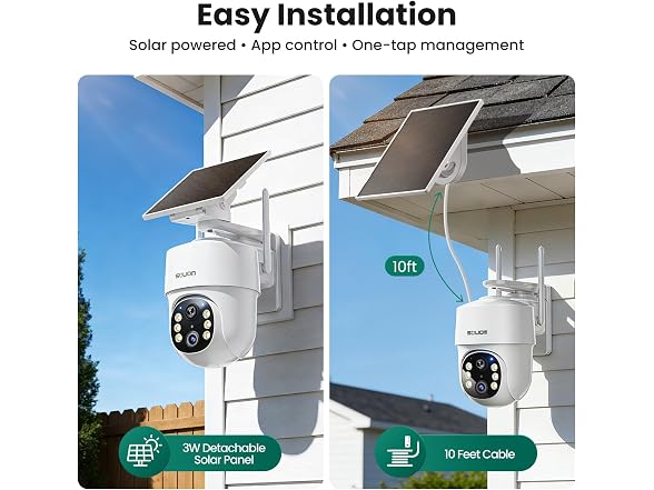 SOLIOM 4 Pack 4 MP Security Cameras