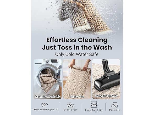 Furicher Waffle Bath Mat Set, Non Slip Bathroom Ru