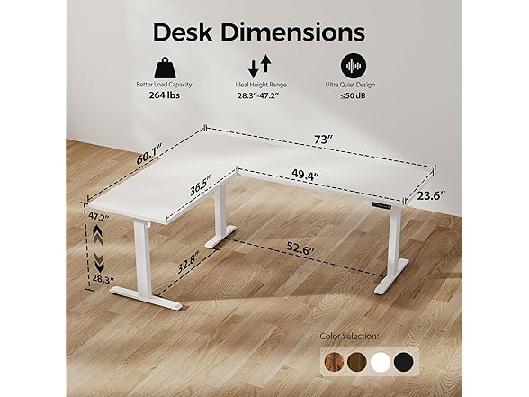 Agilestic L Shaped standing desk