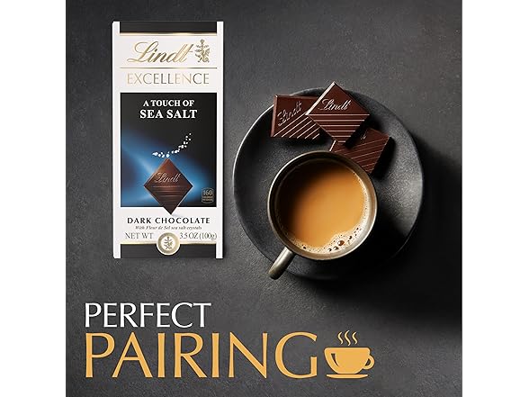 Lindt EXCELLENCE Sea Salt Dark Choc 12pk