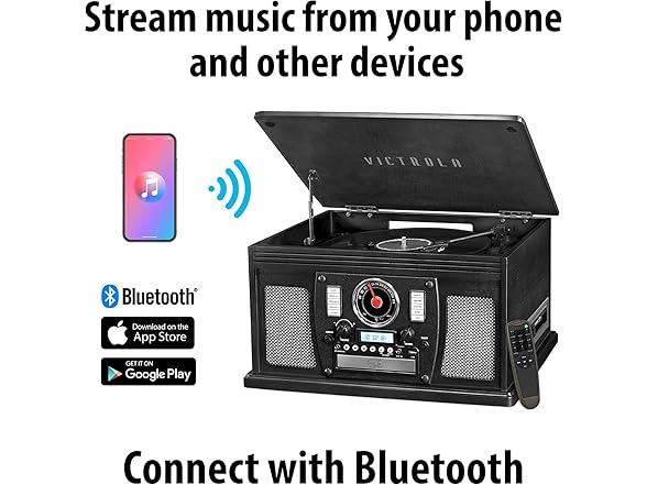 Victrola Aviator 8-in-1 Bluetooth Record Player