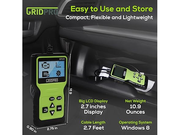 GP110 OBD2 car Scanner Code Reader