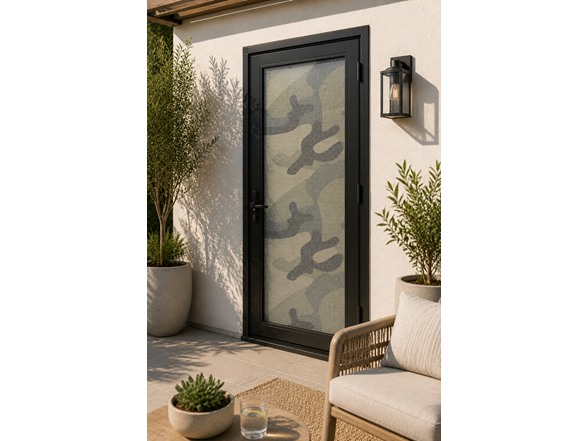 Seamless Outdoors Magnetic Mesh Screen Door Camo