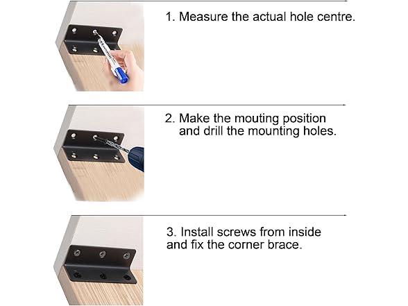 Redunest Redunest L Bracket, Heavy Duty Corner B