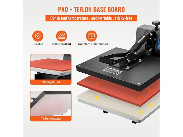 VEVOR Heat Press 16x20, 1700W Power