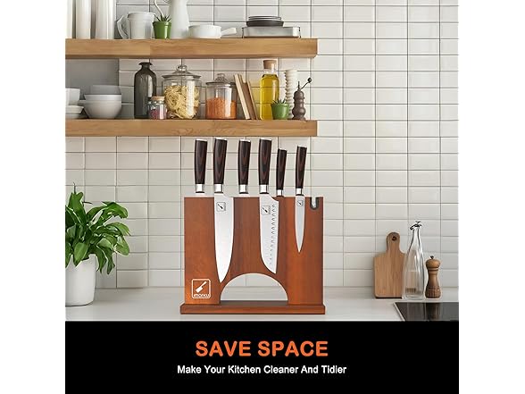 imarku Magnetic Knife Block 12" x 10"