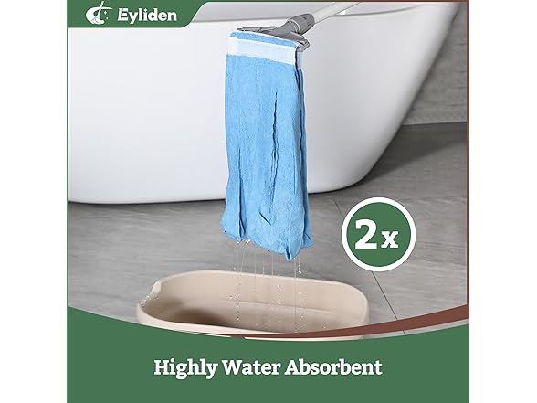 Eyliden 4 Pack Commercial Mop Head