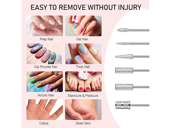 Portable Electric Nail Drill File Machine