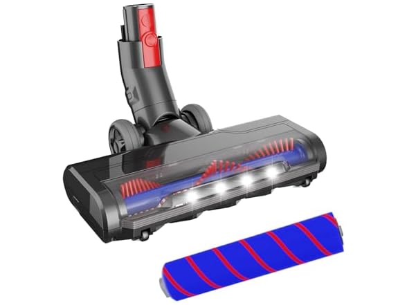 Vacuyahu Motorized Brush with Headlights