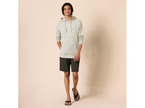Amazon Essentials Men Slub Thermal Pullover Hoodie