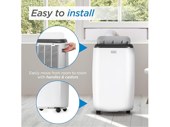 BLACK+DECKER BPT06WTB 6,000 BTU Portable AC