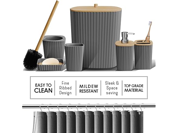 Clara Clark Bathroom Accessories Set 27Pc