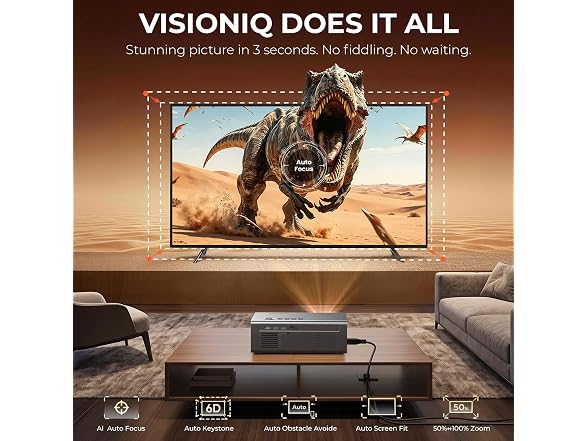 KOGATA Smart Projector 4K WiFi