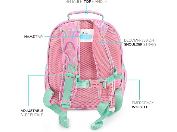 mibasies Girls Lightweight Backpack
