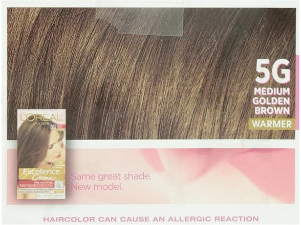 L'Oreal Excellence #5G Medium Gold Brown