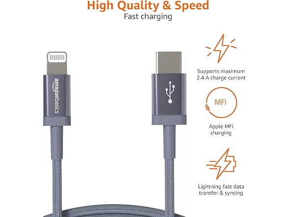Amazon Basics iPhone Charger Cable
