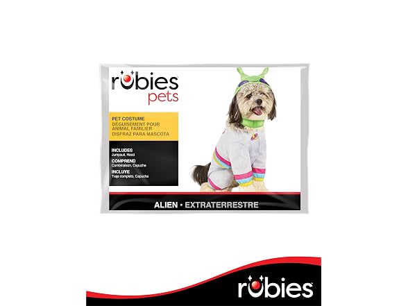 Rubies Alien Pet Costume for Dogs or Cats, XL