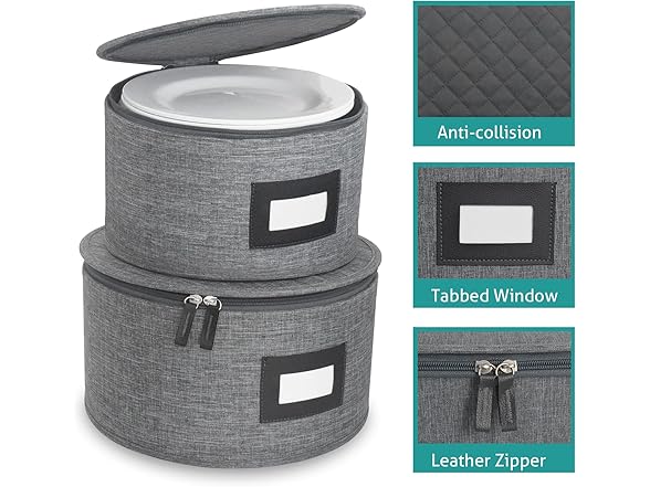 Dinnerware Storage Containers 6-Pack