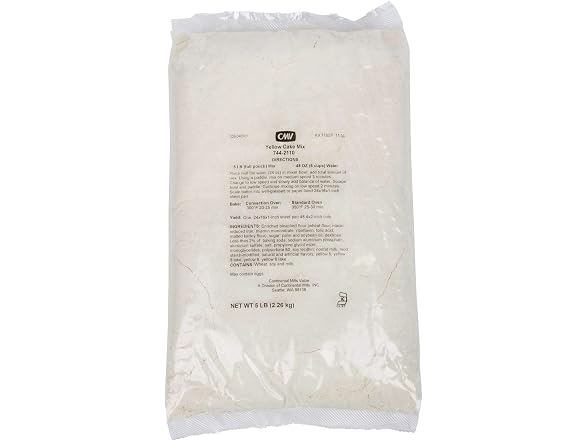 Continental Mills Yellow Cake Mix, 5 Pound -- 6