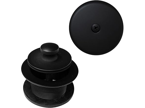 Westbrass Pull & Drain Sch. 40 PVC Bath Waste- Black