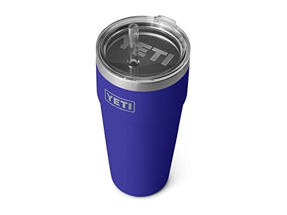 YETI Rambler 26oz Straw Cup, Offshore Blue