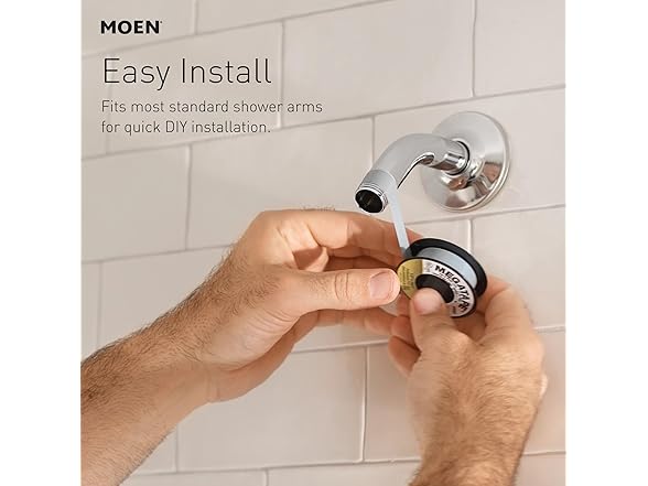 Moen 3-5/8" Showerhead, Nickel