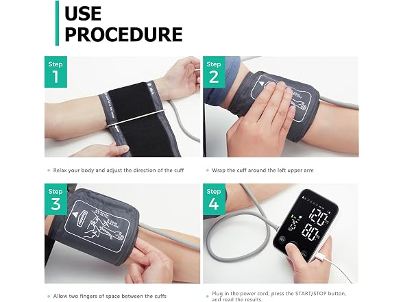 Oklar FDA Cleared Upper Arm BP Monitor