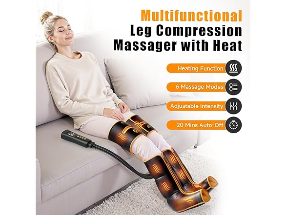 Yeskuyan Leg Massager with Heat