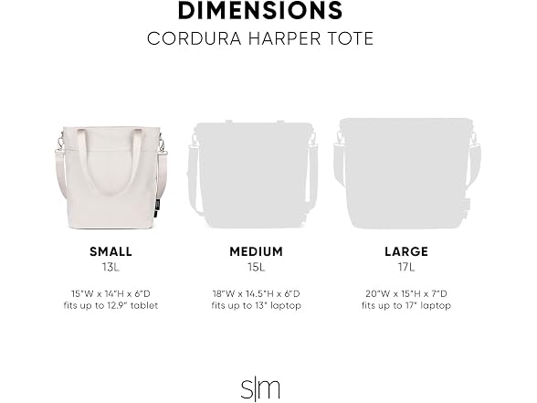 Simple Modern Tote Bag for Women Almond Birch