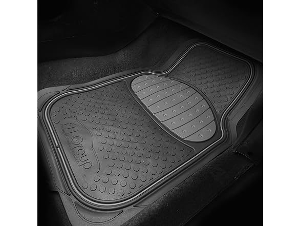 FH Group Car Floor Mats - Heavy-Duty Rubber Floor