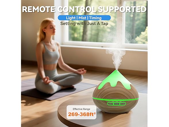 GLOXA Essential Oil Diffuser for Home