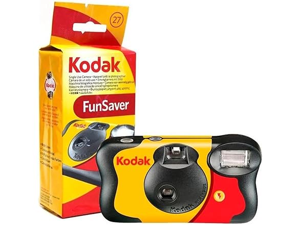 Kodak Fun Saver with flash and ISO 400