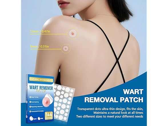 Wart Remover Patches 144 Patches