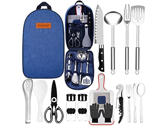 Camping Kitchen Equipment 16 Tools