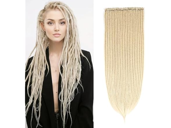 Kyriena Thin 0.6cm Blonde Dreadlocks