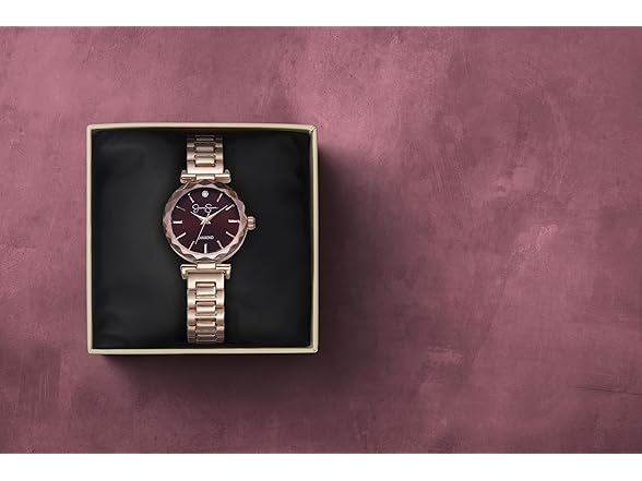 Jessica Simpson Quartz Watch w/ Metal Band