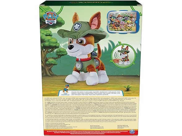Paw Patrol Talking Tracker 12-Inch Tall Interactive Plush
