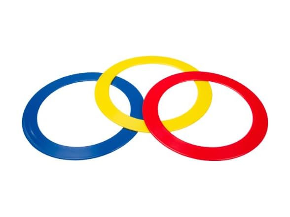 Trademark Innovations Juggling Rings – Set Yellow