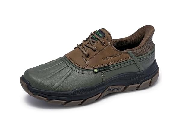 $34.99, Was $116, 69% Off! Skechers Men's John Deere Respected Tanzier Rain Shoe (10.5) dealfomo