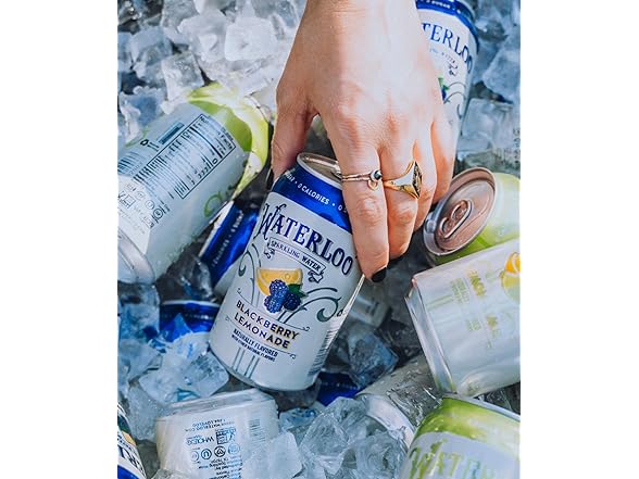 12PK Waterloo Sparkling Water, Blackberry Lemonade