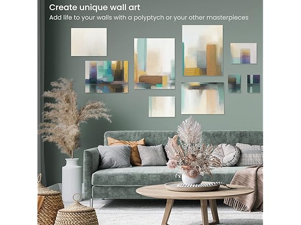 ARTEZA Stretched Canvas Multipack of 10