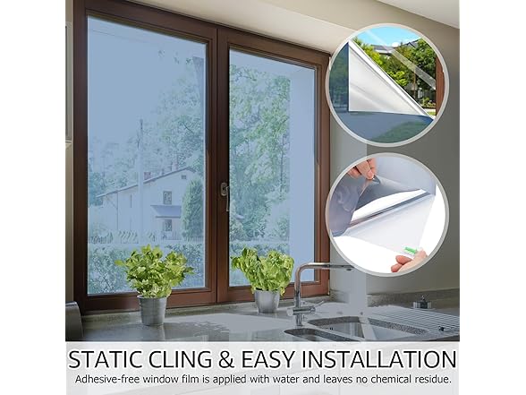 HIDBEA One Way Mirror Window Film