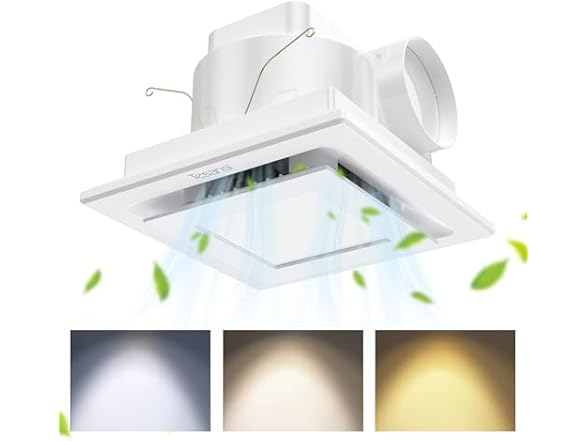 Bathroom Exhaust Fan with Light